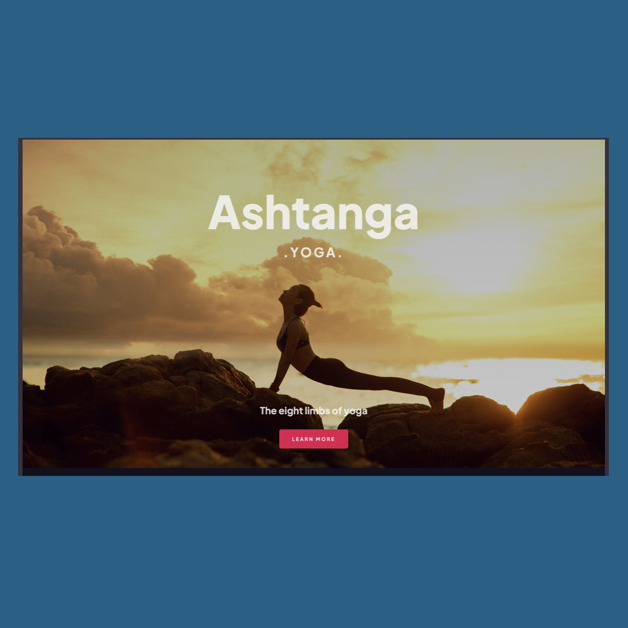 Ashtanga Landing Page